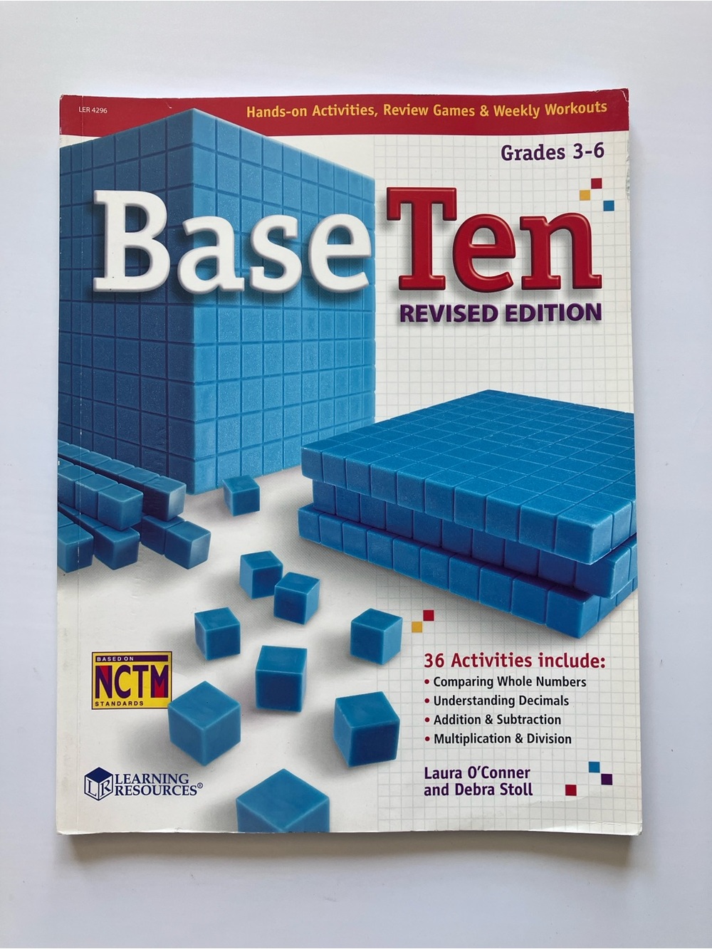 📘3/$18📘 Base Ten Revised Edition Grades 3-6 Learning Resources Math Activity